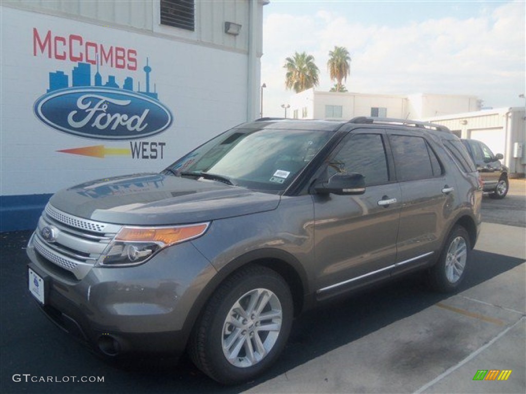 2013 Explorer XLT - Sterling Gray Metallic / Medium Light Stone photo #1