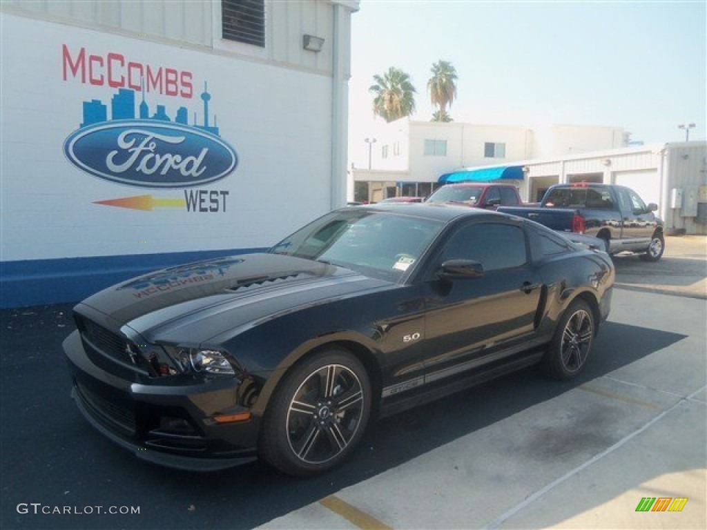 2013 Mustang GT/CS California Special Coupe - Black / California Special Charcoal Black/Miko-suede Inserts photo #1