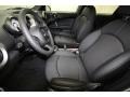 2012 Mini Cooper Carbon Black Interior Front Seat Photo