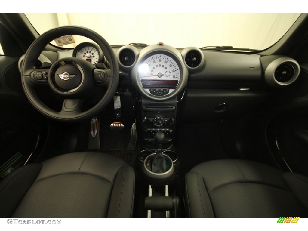 2012 Mini Cooper S Countryman All4 AWD Carbon Black Dashboard Photo #69759412