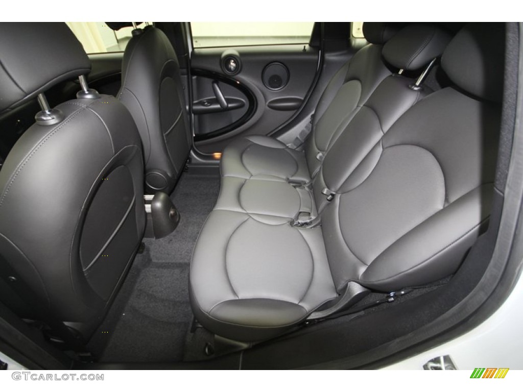 Carbon Black Interior 2012 Mini Cooper S Countryman All4 AWD Photo #69759487