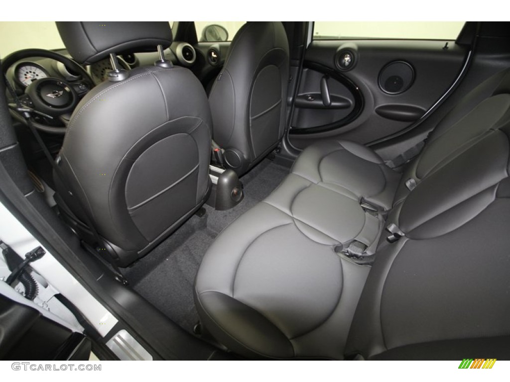 Carbon Black Interior 2012 Mini Cooper S Countryman All4 AWD Photo #69759589