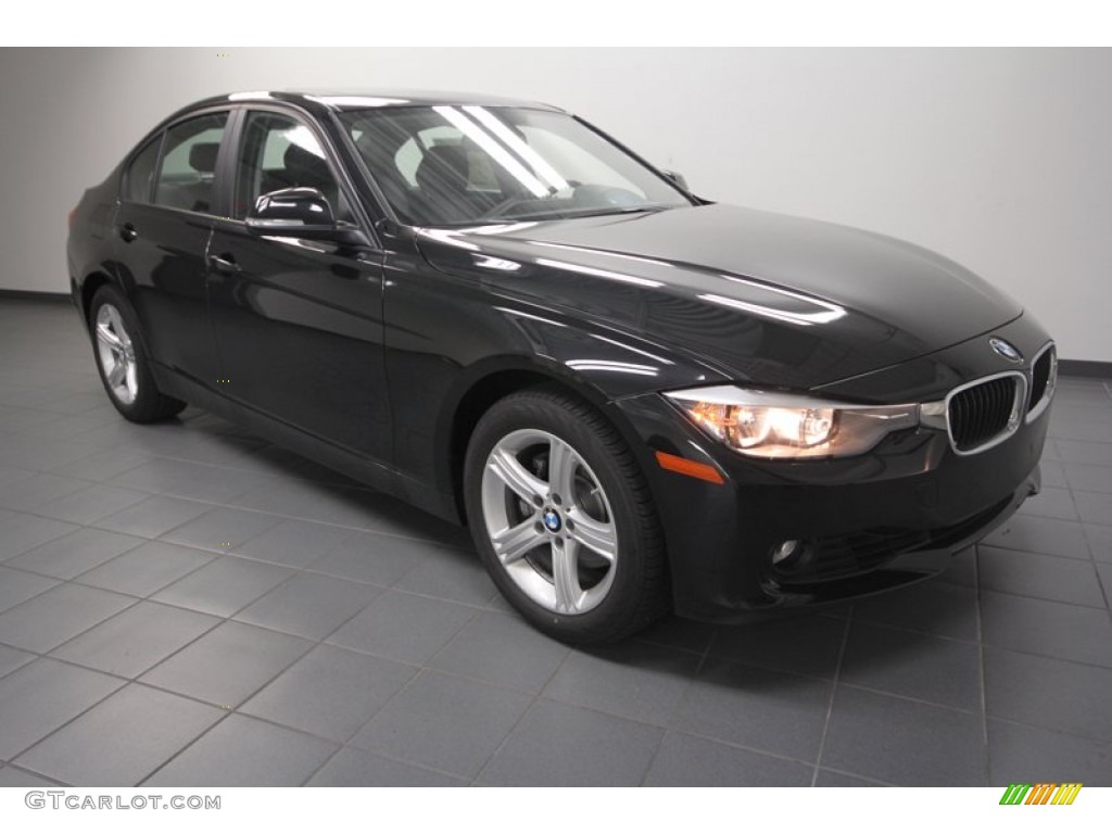 2012 3 Series 328i Sedan - Black Sapphire Metallic / Black photo #1