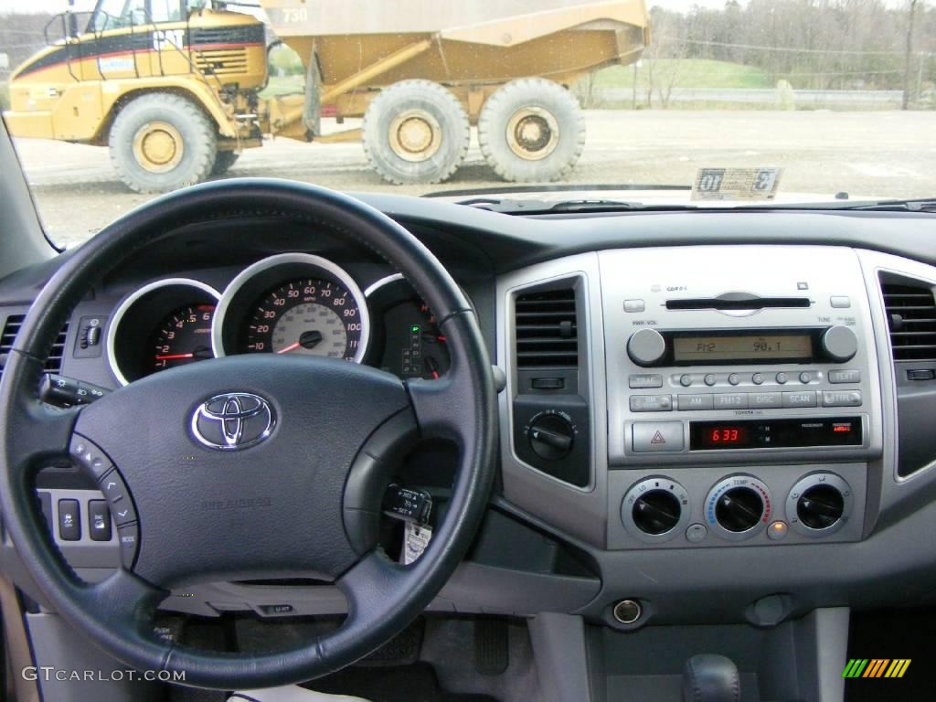 2007 Tacoma V6 TRD Double Cab 4x4 - Desert Sand Mica / Graphite Gray photo #11