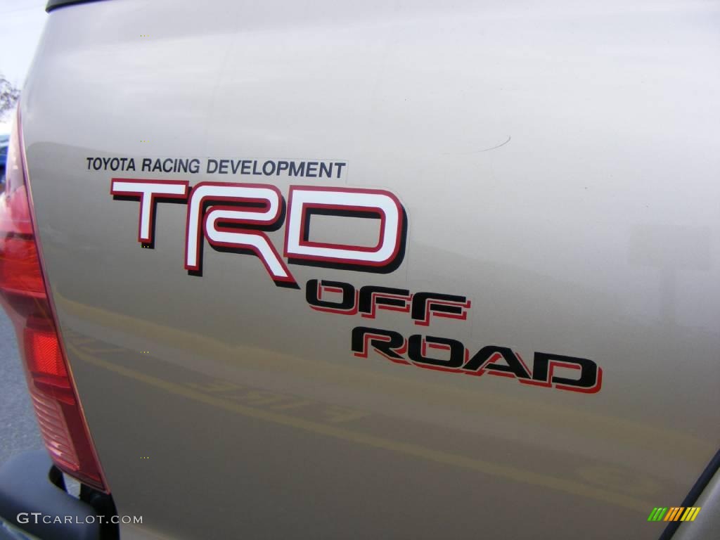 2007 Tacoma V6 TRD Double Cab 4x4 - Desert Sand Mica / Graphite Gray photo #16