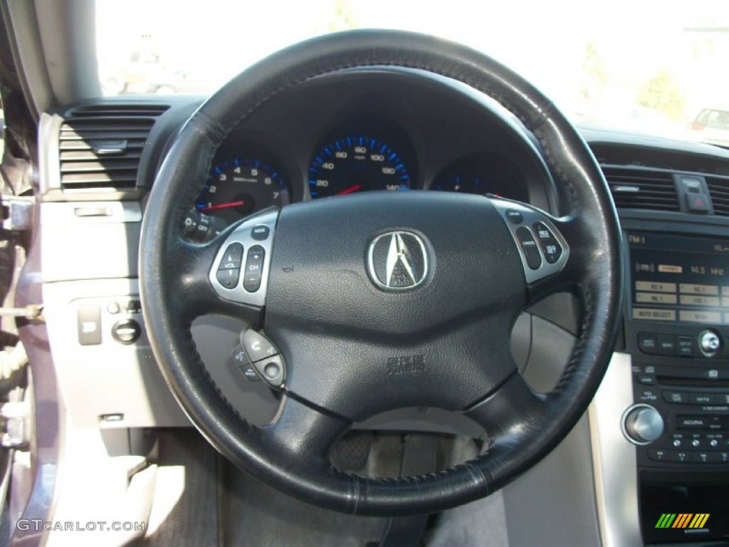 2005 Acura TL 3.2 Quartz Steering Wheel Photo #69761230