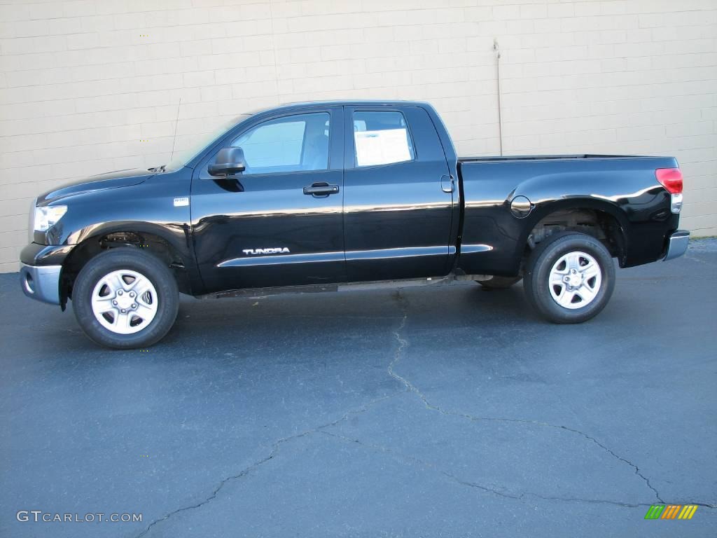 2008 Tundra Double Cab - Black / Graphite Gray photo #1