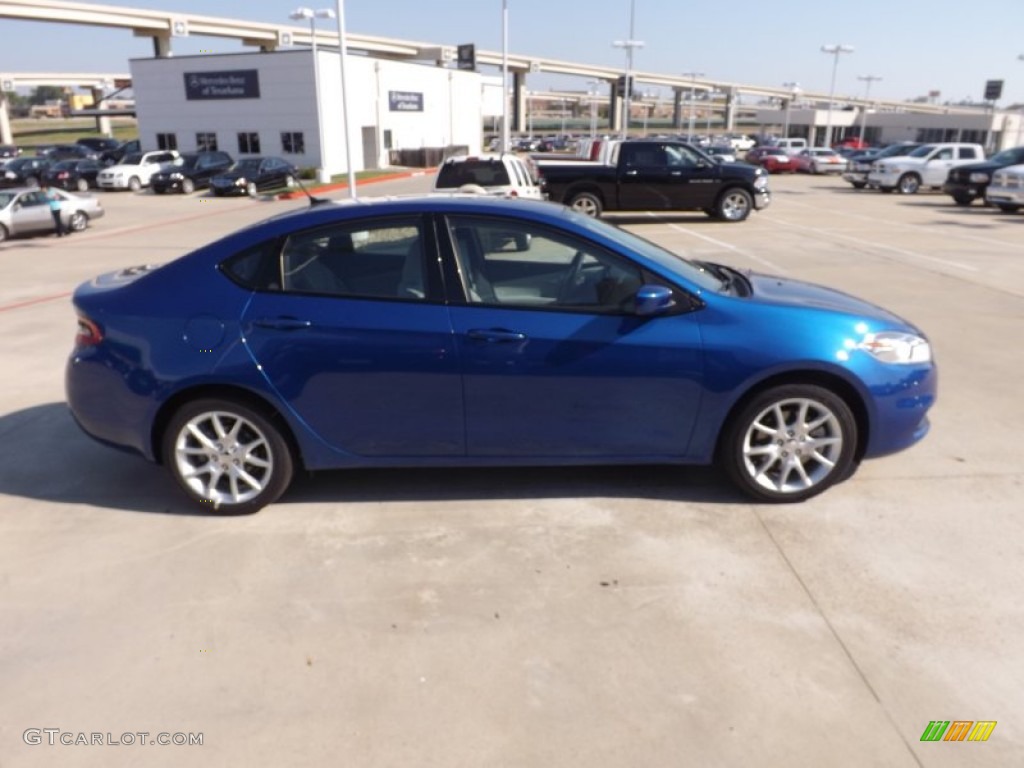 Blue Streak Pearl Coat 2013 Dodge Dart SXT Exterior Photo #69762376