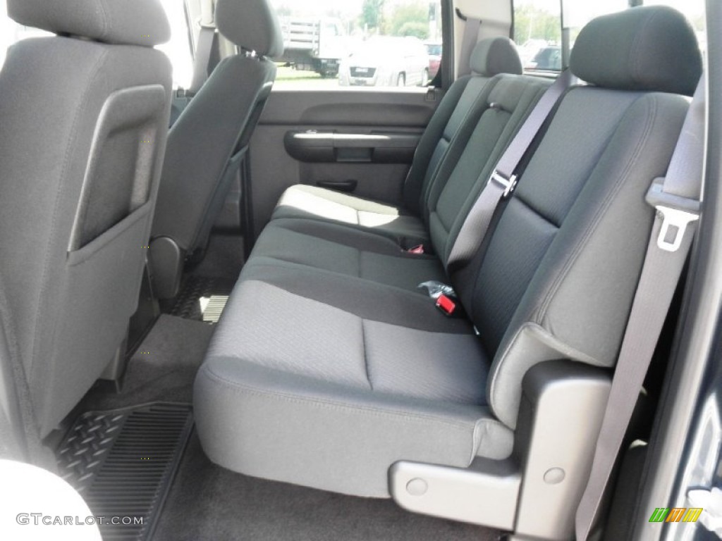 2013 Sierra 3500HD SLE Crew Cab 4x4 Dually - Stealth Gray Metallic / Ebony photo #14