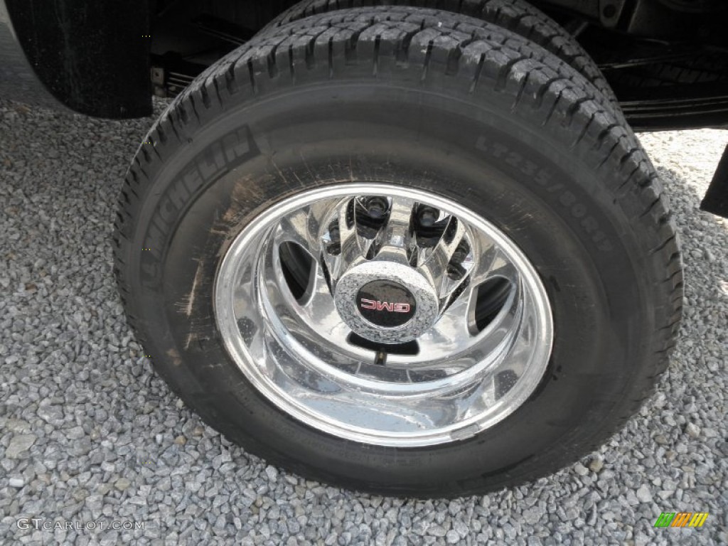 2013 Sierra 3500HD SLE Crew Cab 4x4 Dually - Stealth Gray Metallic / Ebony photo #15