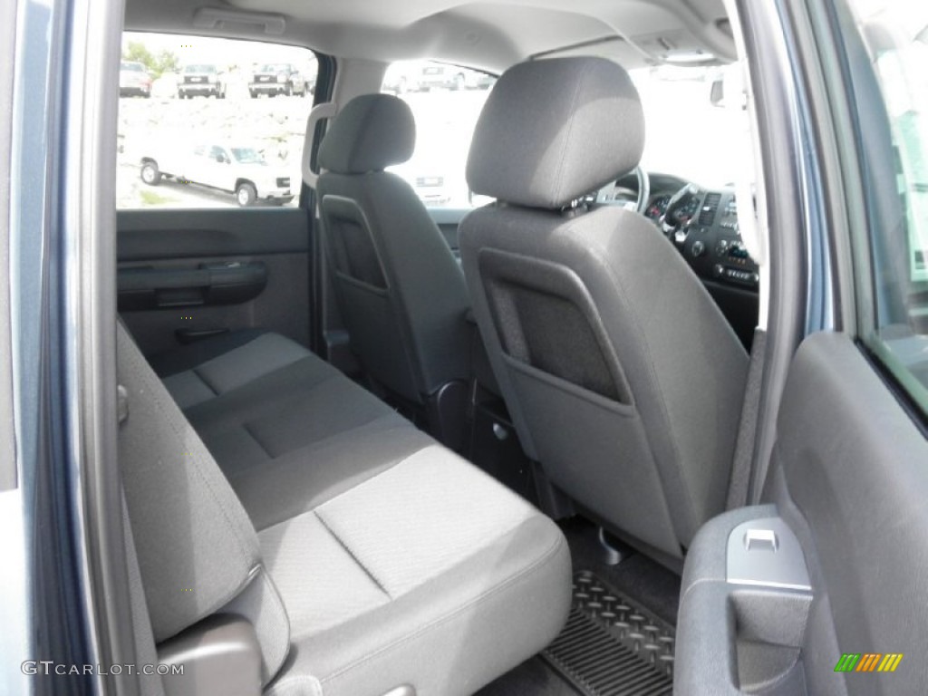 2013 Sierra 3500HD SLE Crew Cab 4x4 Dually - Stealth Gray Metallic / Ebony photo #18