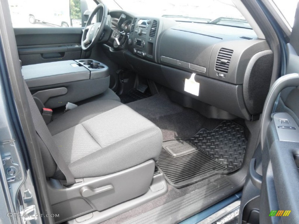 2013 Sierra 3500HD SLE Crew Cab 4x4 Dually - Stealth Gray Metallic / Ebony photo #19