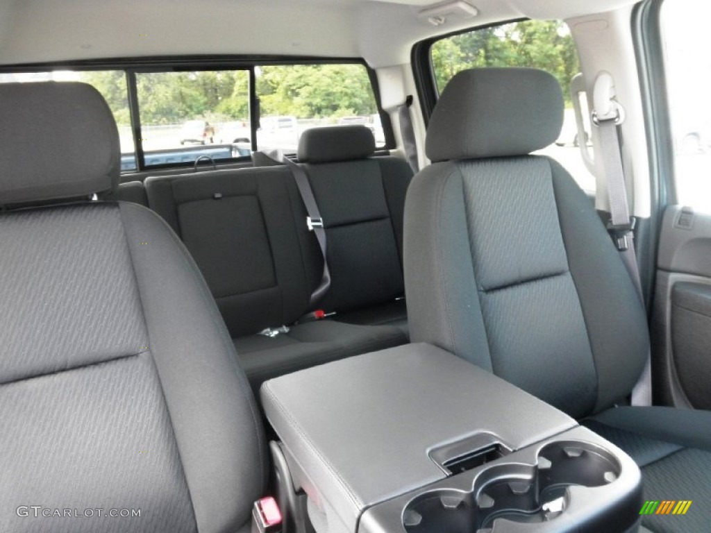 2013 Sierra 3500HD SLE Crew Cab 4x4 Dually - Stealth Gray Metallic / Ebony photo #21