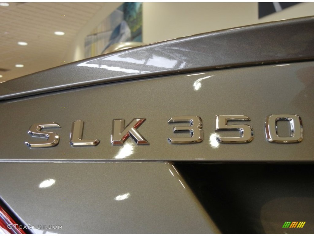 2013 SLK 350 Roadster - Indium Grey Metallic / Sahara Beige photo #4