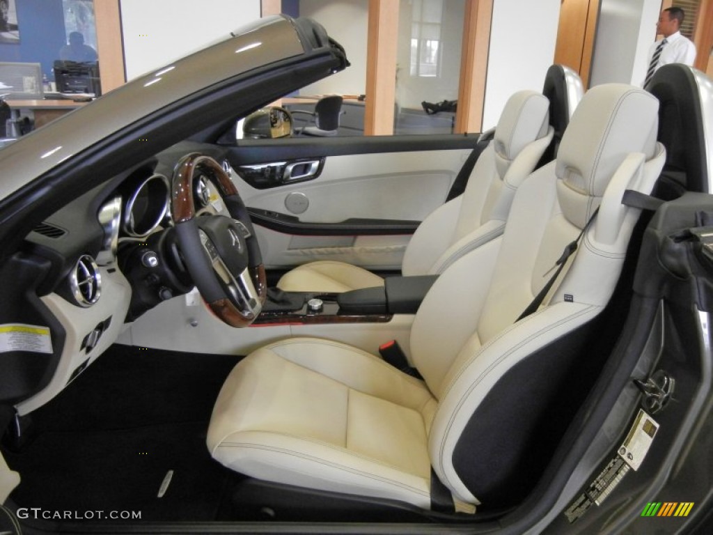 2013 SLK 350 Roadster - Indium Grey Metallic / Sahara Beige photo #5