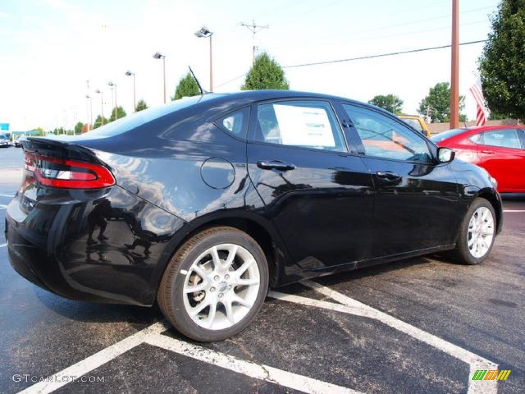 Pitch Black 2013 Dodge Dart SXT Exterior Photo #69763423