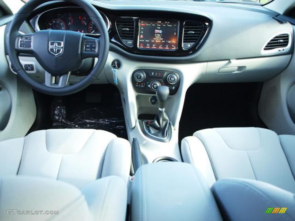 2013 Dodge Dart SXT Black/Light Diesel Gray Dashboard Photo #69763441
