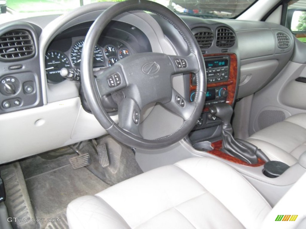 2002 Oldsmobile Bravada AWD Pewter Steering Wheel Photo #69763504