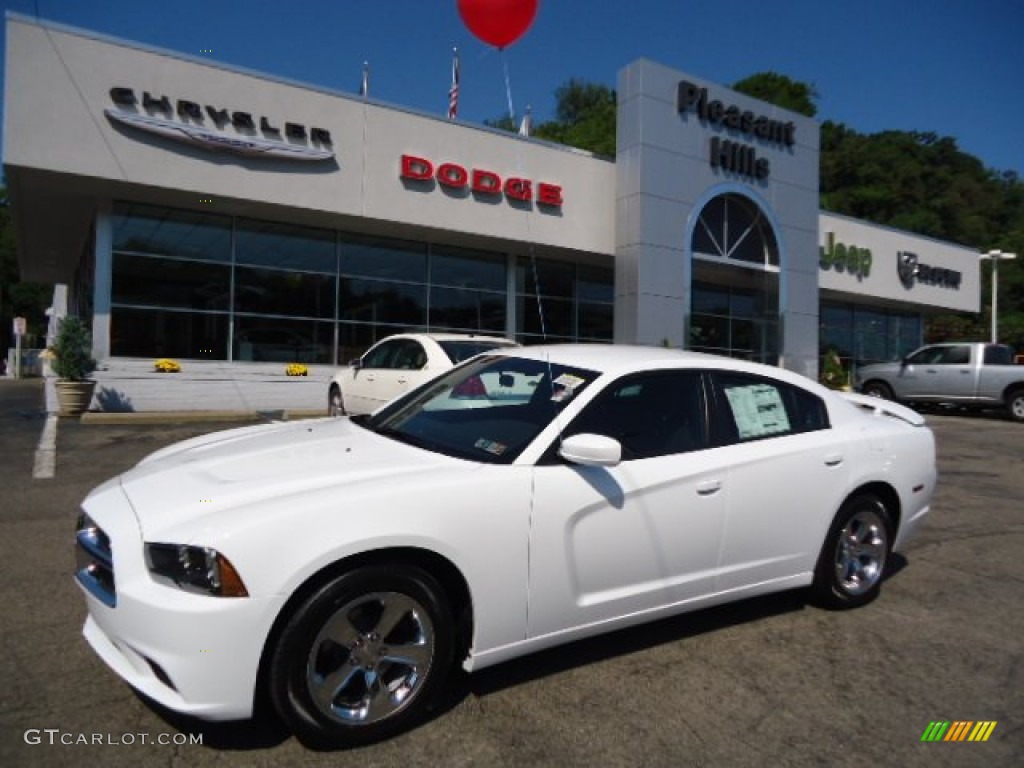 Bright White Dodge Charger