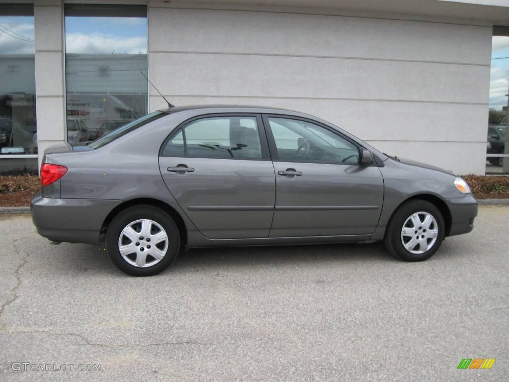 2007 Corolla LE - Phantom Gray Pearl / Stone photo #6