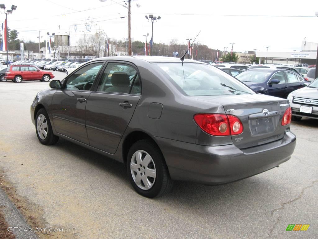 2007 Corolla LE - Phantom Gray Pearl / Stone photo #9