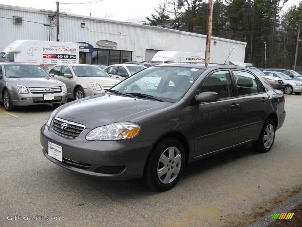 2007 Corolla LE - Phantom Gray Pearl / Stone photo #10