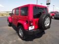 2012 Flame Red Jeep Wrangler Unlimited Rubicon 4x4  photo #7