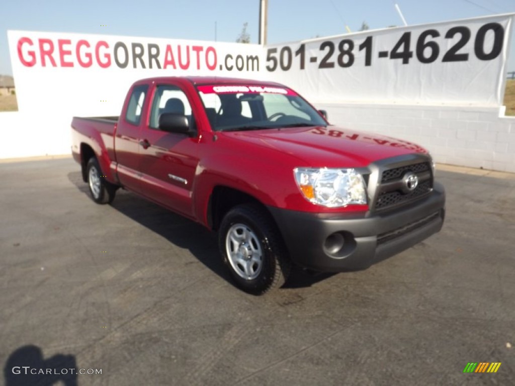 Barcelona Red Metallic Toyota Tacoma