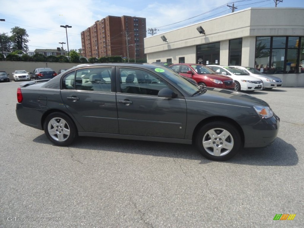 2007 Malibu LT Sedan - Dark Gray Metallic / Titanium Gray photo #5