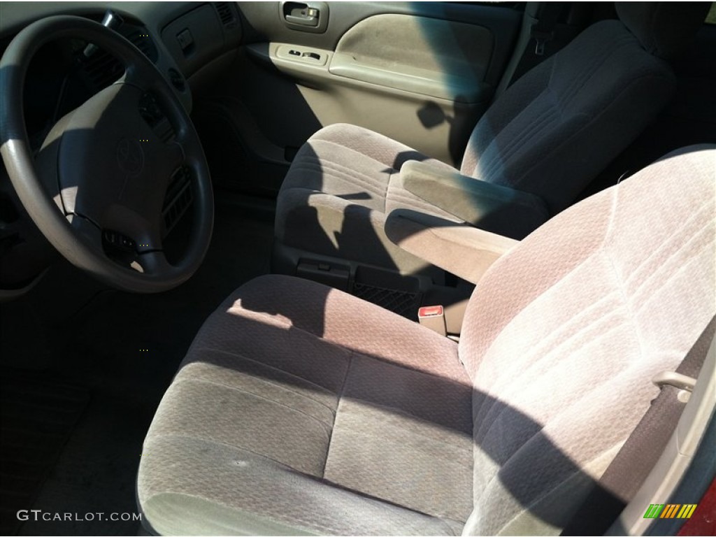 2001 Sienna CE - Vintage Red Pearl / Oak photo #9