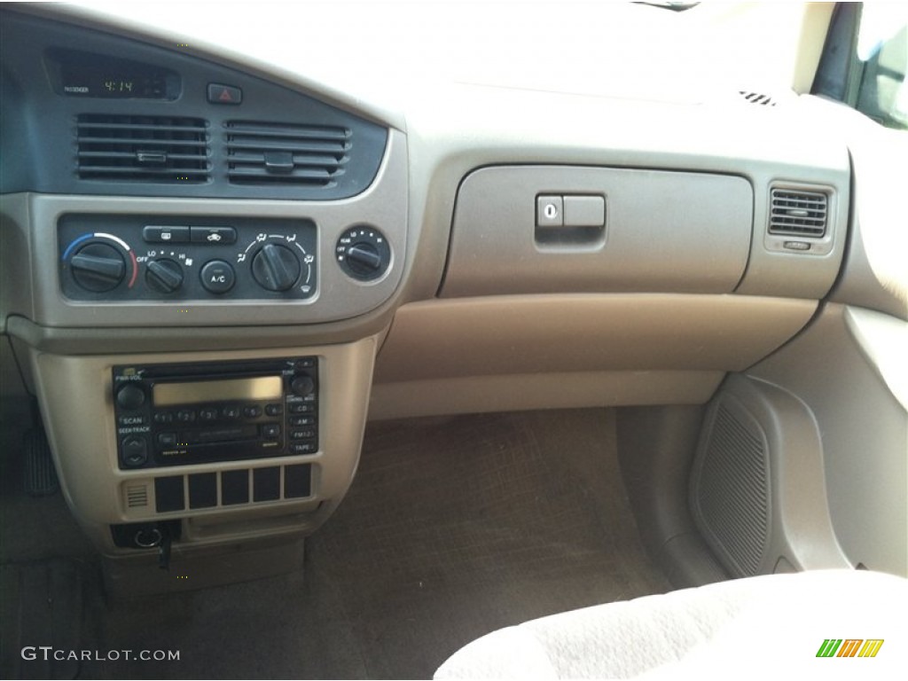 2001 Sienna CE - Vintage Red Pearl / Oak photo #12