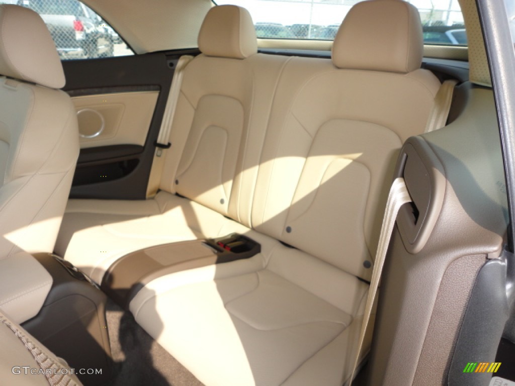 2013 Audi A5 2.0T quattro Cabriolet Rear Seat Photo #69771562