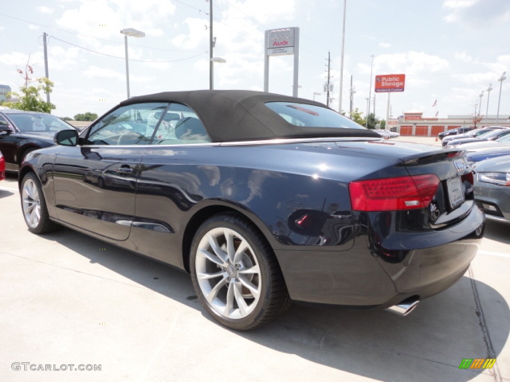 Moonlight Blue Metallic 2013 Audi A5 2.0T Cabriolet Exterior Photo #69771703