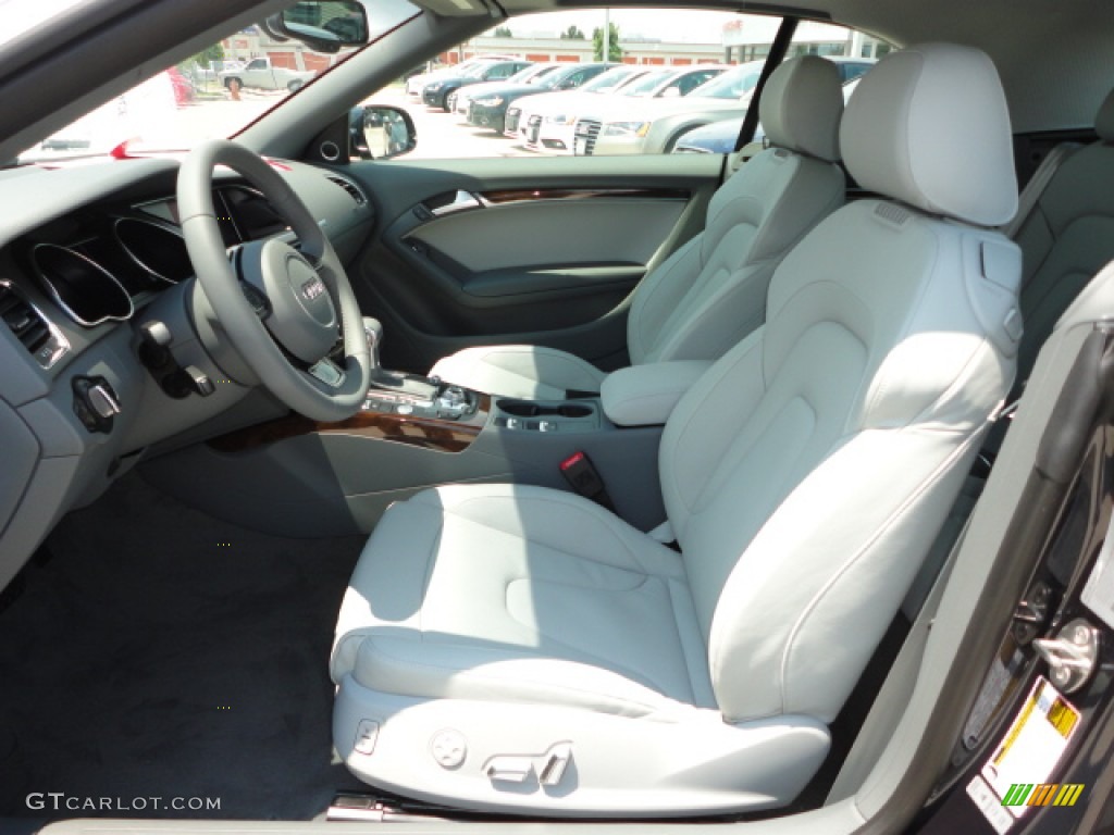 Titanium Grey/Steel Grey Interior 2013 Audi A5 2.0T Cabriolet Photo #69771728