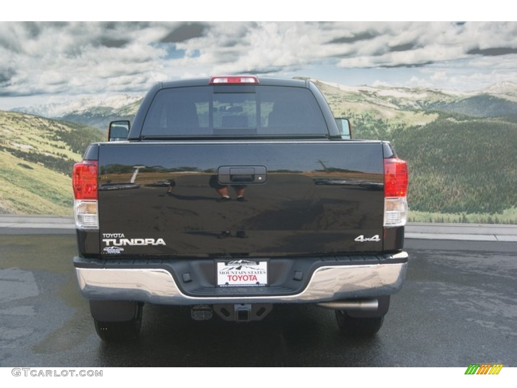 2012 Tundra Double Cab 4x4 - Black / Black photo #5