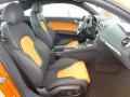 2013 Audi TT Black/Orange Interior Interior Photo
