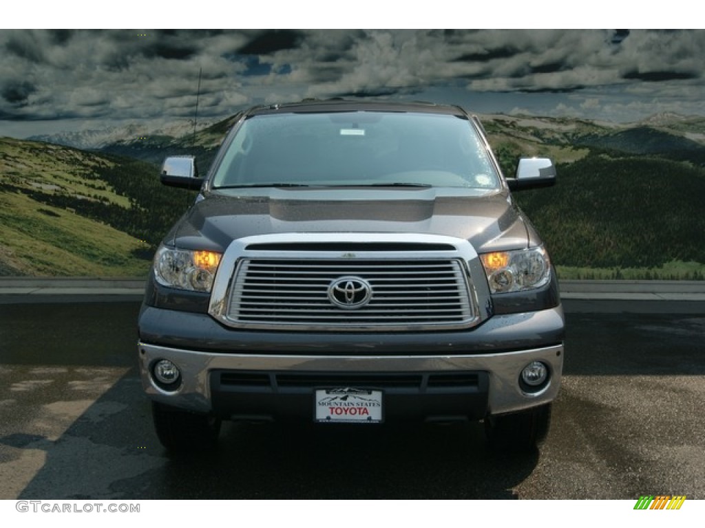 2012 Tundra Platinum CrewMax 4x4 - Magnetic Gray Metallic / Graphite photo #4