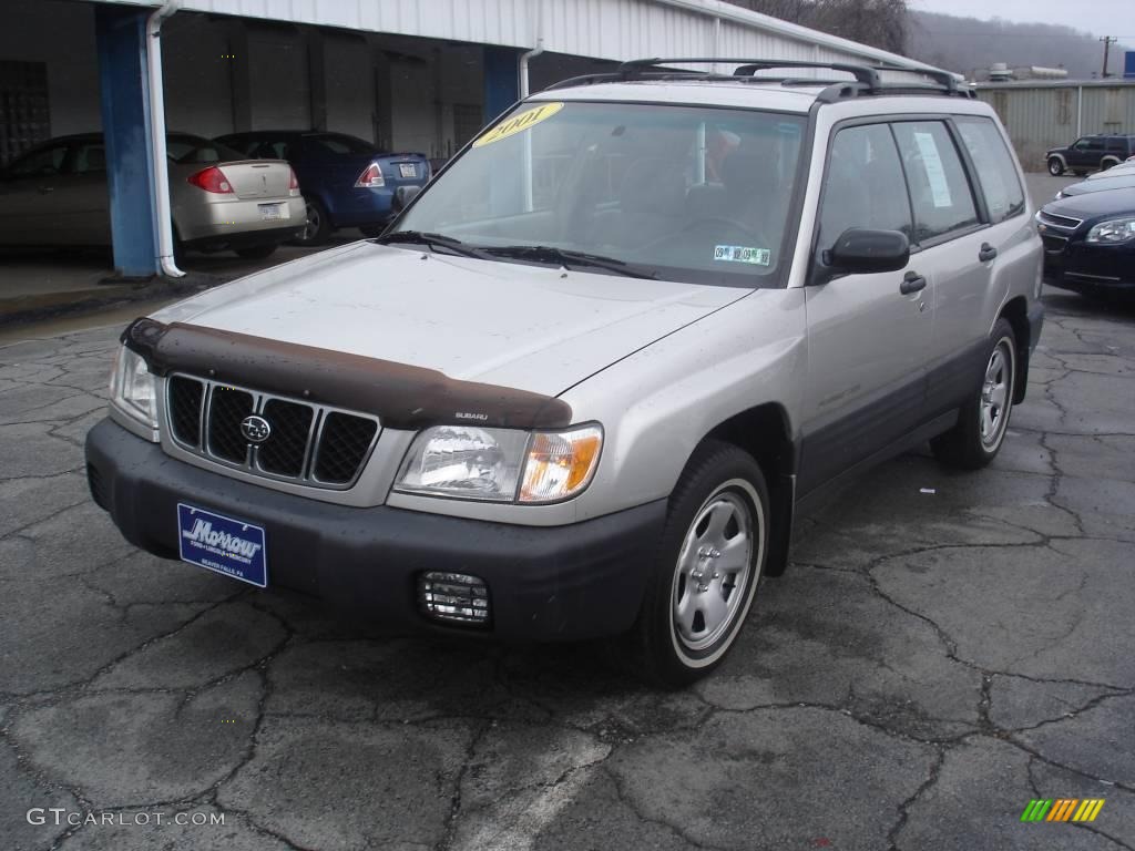 2001 Forester 2.5 L - Silverthorn Metallic / Gray photo #13