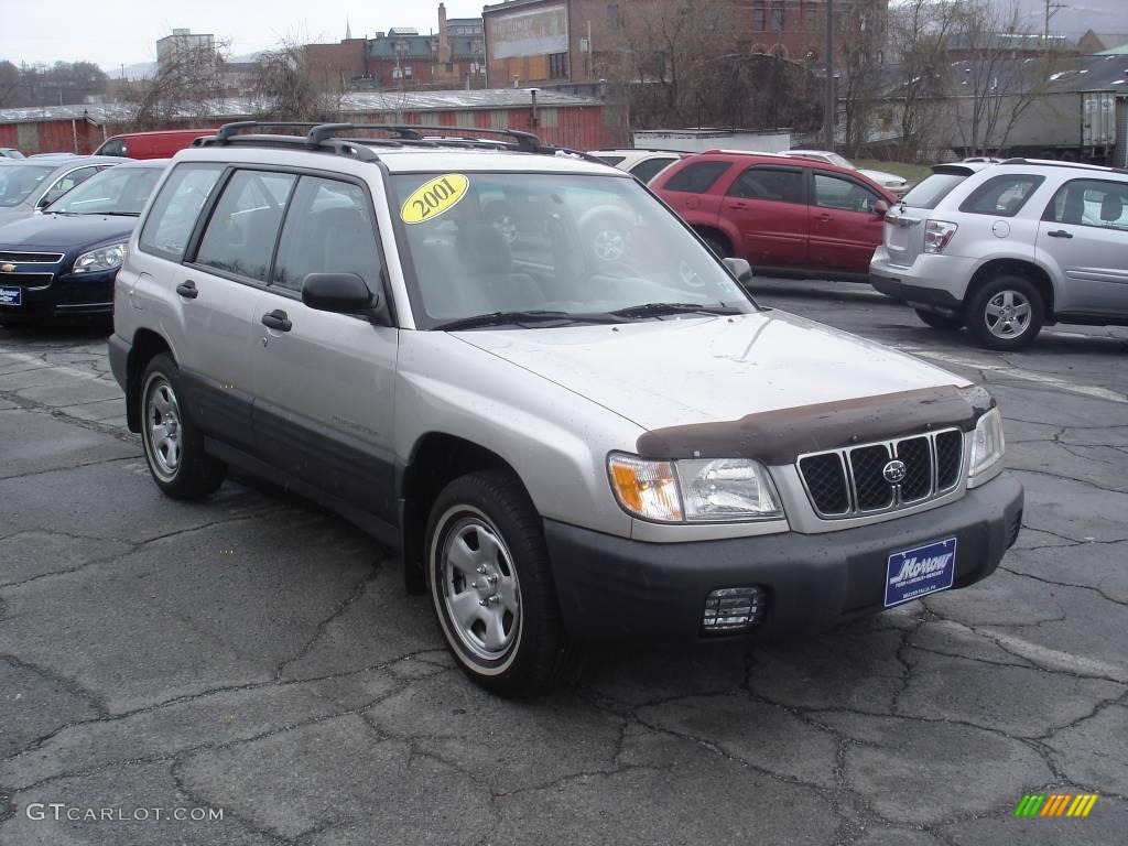 2001 Forester 2.5 L - Silverthorn Metallic / Gray photo #15