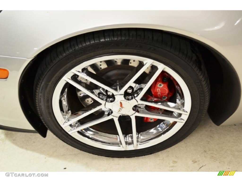 2008 Corvette Z06 - Machine Silver Metallic / Ebony photo #10