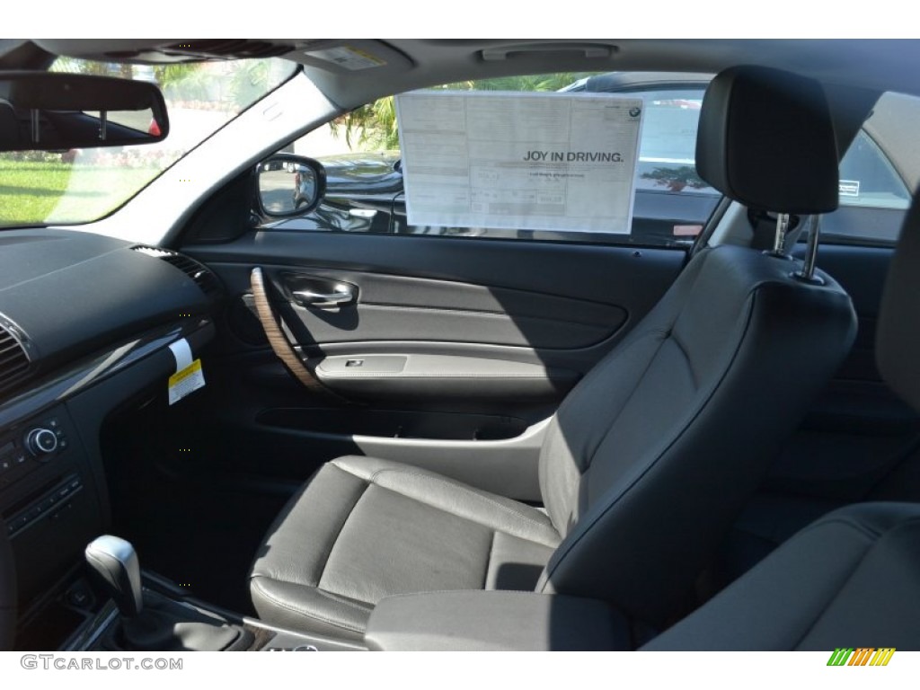 2013 1 Series 128i Coupe - Alpine White / Black photo #7