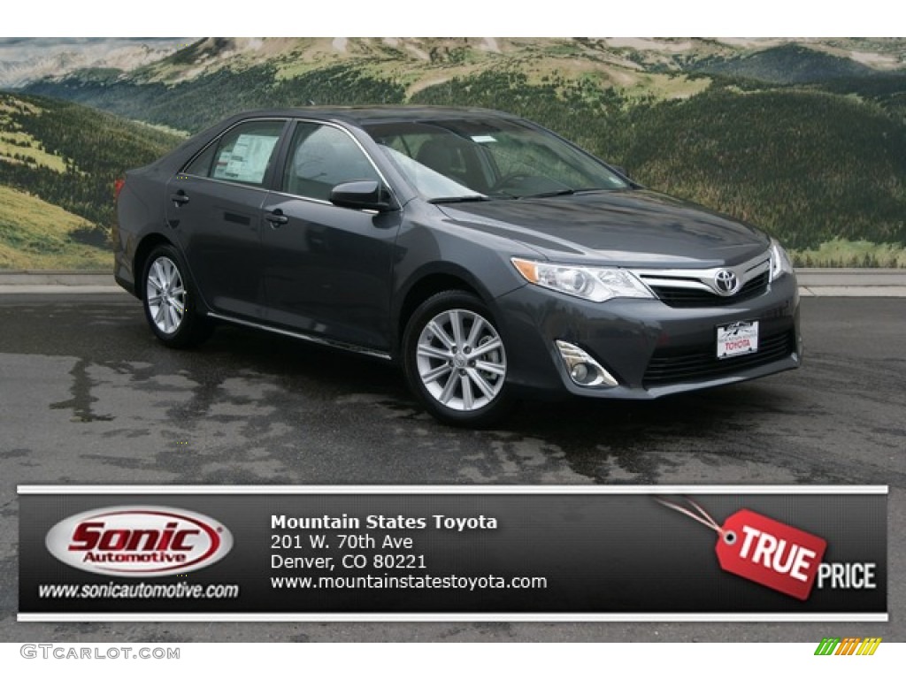 2012 Camry XLE V6 - Magnetic Gray Metallic / Ash photo #1