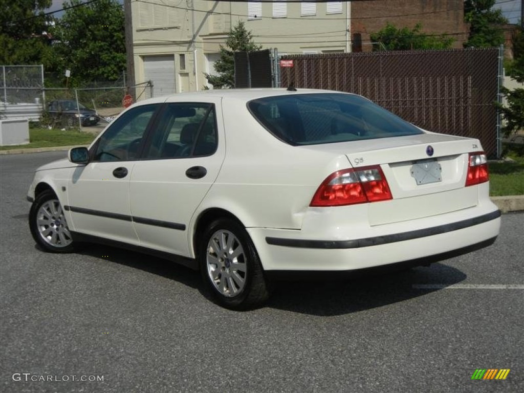 2002 9-5 Linear Sedan - Polar White / Charcoal Grey photo #60