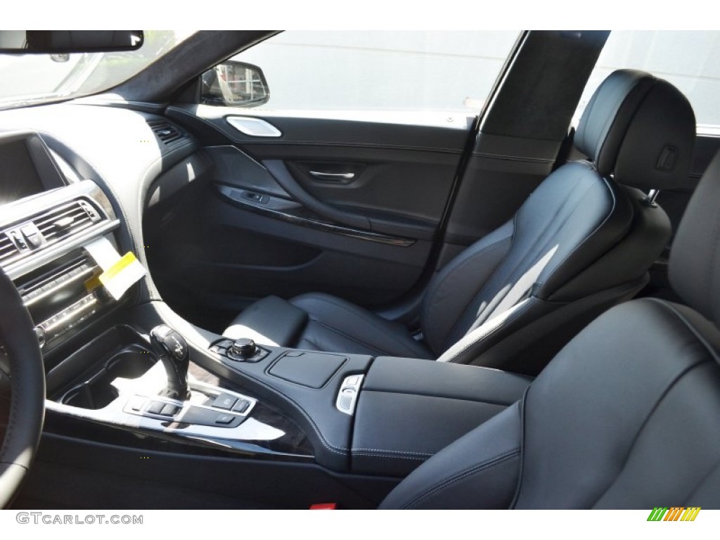 2013 6 Series 650i Gran Coupe - Black Sapphire Metallic / Black photo #7