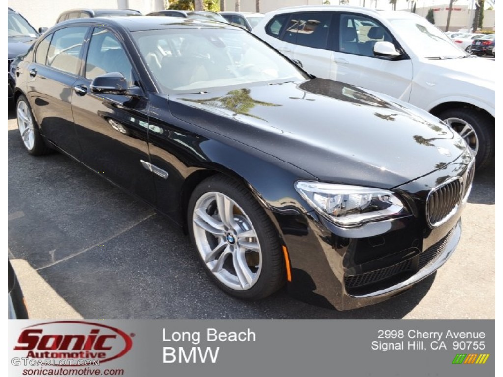 2013 7 Series 750Li Sedan - Jet Black / Black photo #1