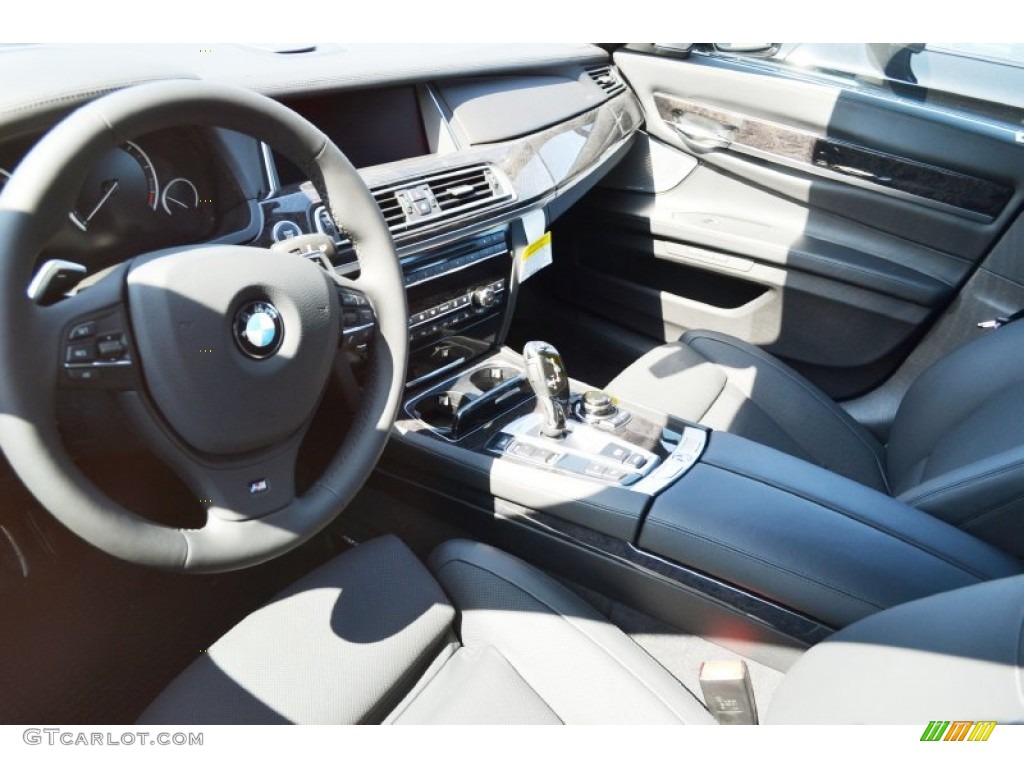 Black Interior 2013 BMW 7 Series 750Li Sedan Photo #69774544