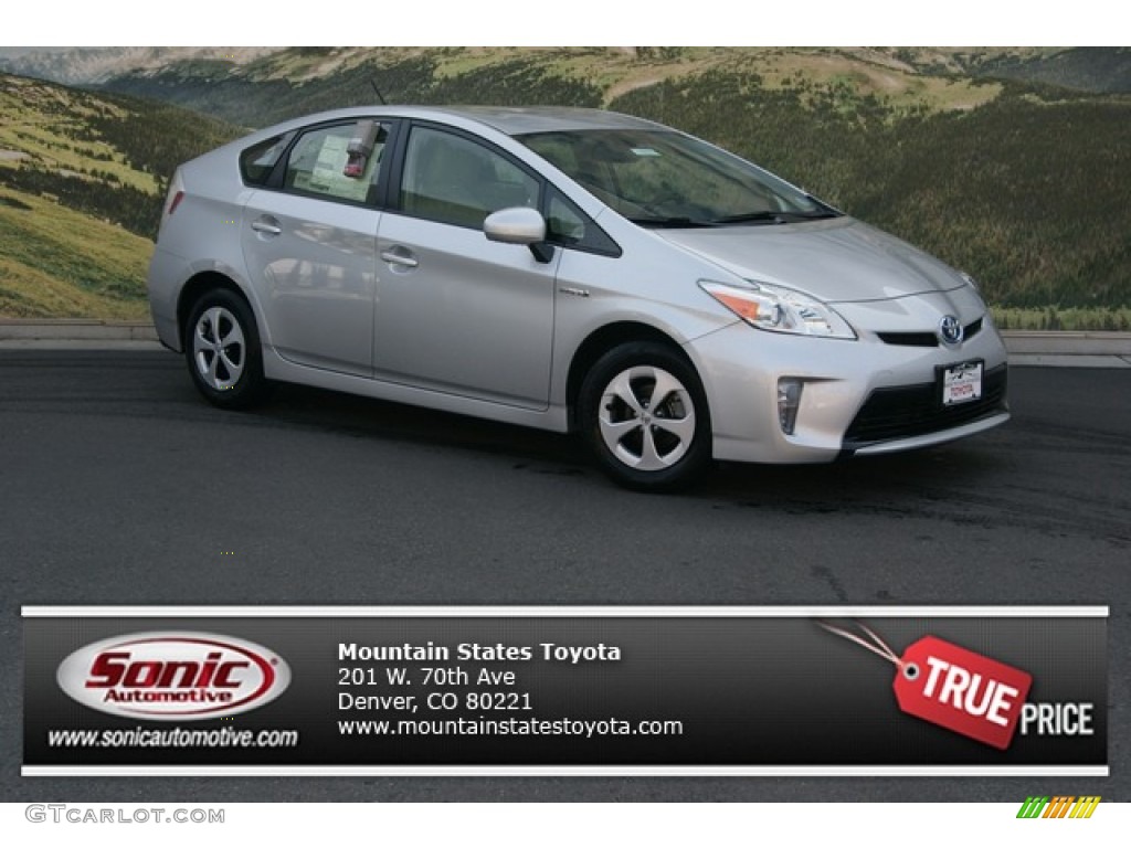 2012 Prius 3rd Gen Four Hybrid - Classic Silver Metallic / Misty Gray photo #1