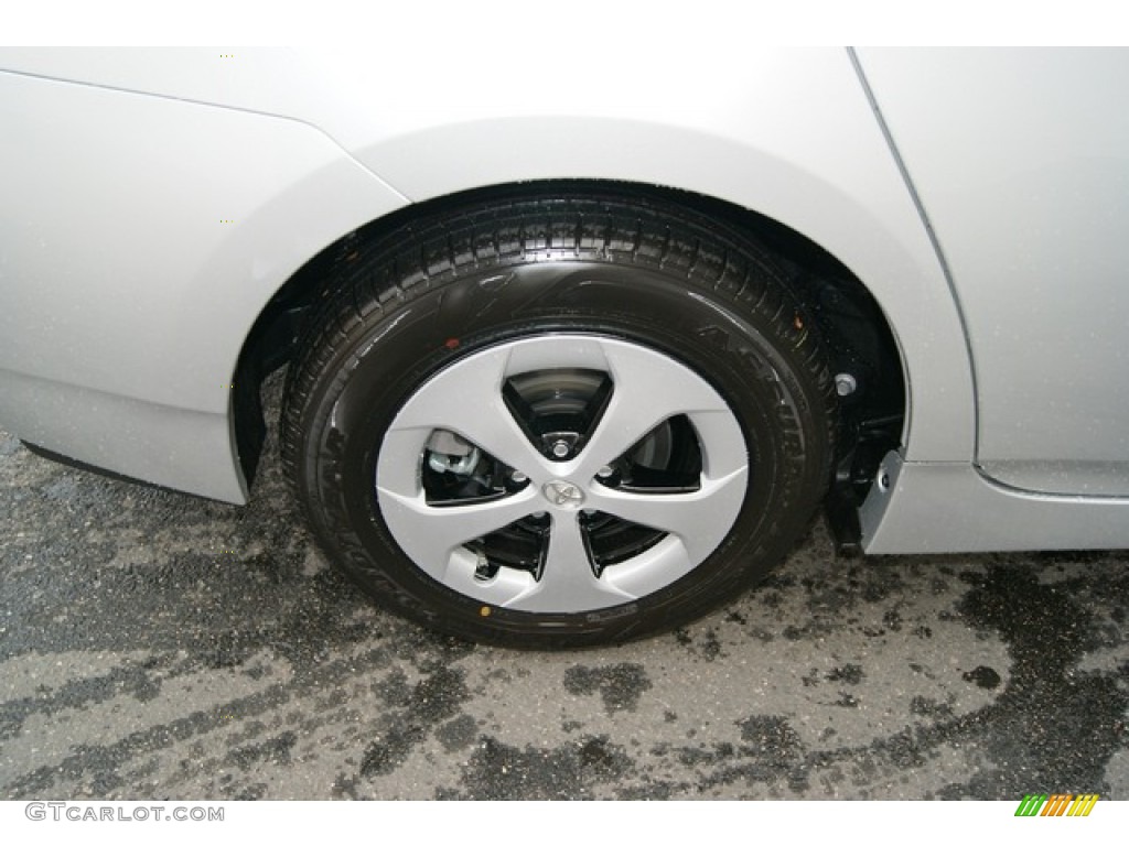 2012 Prius 3rd Gen Two Hybrid - Classic Silver Metallic / Misty Gray photo #9