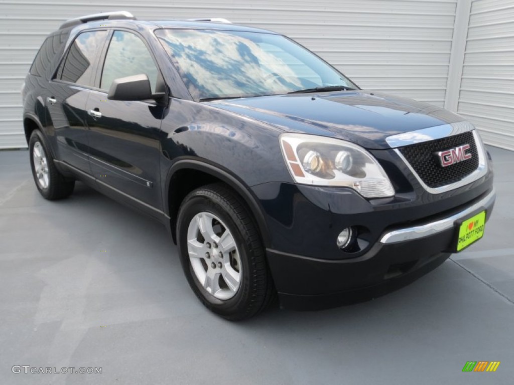 2009 Acadia SLE - Deep Blue Metallic / Light Titanium photo #1