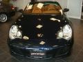 2004 Midnight Blue Metallic Porsche 911 Turbo Cabriolet  photo #3